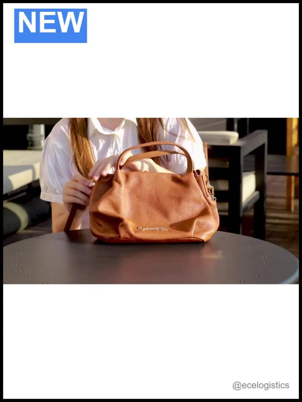 Genuine Italian Leather Medium Shoulder Crossbody Bag